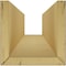 Ekena Millwork 3-Sided (U-beam) Sandblasted Endurathane Faux Wood Ceiling Beam, Premium Hickory, 6"W x 8"H  x 8'L BMSD3C0060X080X096ZH - alternate 6